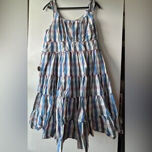 Custom tank tiered dress